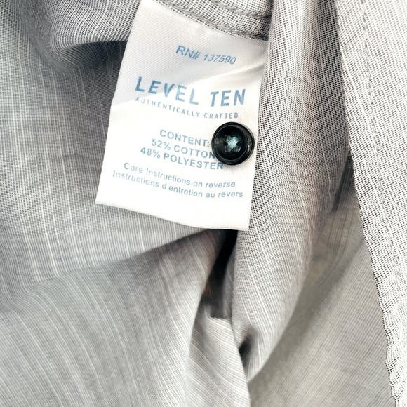 Level Ten Men’s dress shirt - Large - Picture 6 of 10